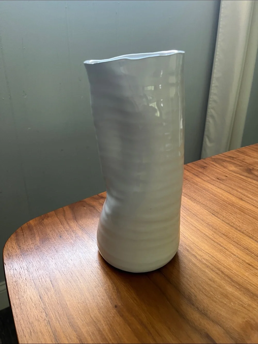 Unique White Ceramic Vase
